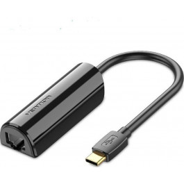   Vention USB Type-C to Ethernet Adapter Black (CFABB)