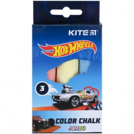   Kite Набор цветных мелков  Jumbo Hot Wheels 3 шт. (HW21-077)