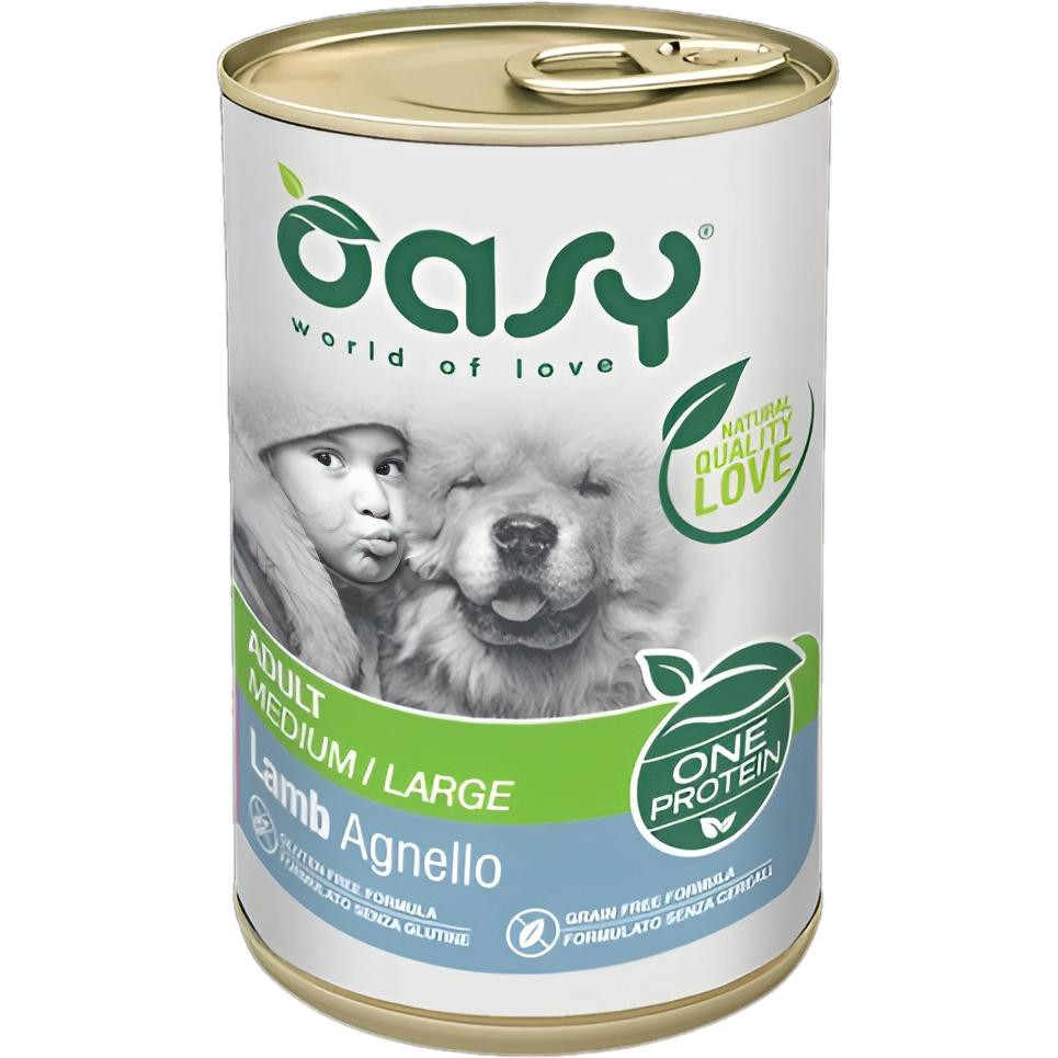 OASY One Animal Protein ADULT Medium/Large з ягням - зображення 1