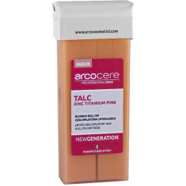   Arcocere Віск для депіляції  New Generation Talc Zinc Titanium Pink Троянда з тальком 100 мл (8024908108240)