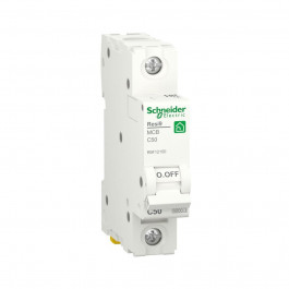   Schneider Electric Resi9 50 A, 1P, кривая В, 6кА (R9F02150)