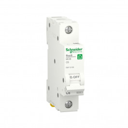   Schneider Electric Resi9 6 А, 1P, кривая С, 6кА (R9F12106)