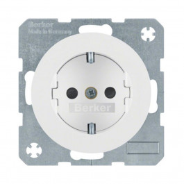   Berker R.x 2P+E, шторки, полярная белизна (47232089)