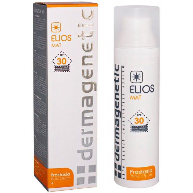 Dermagenetic Солнцезащитный крем  Elios SPF 30 с матирующим эффектом 75 мл (5200122801539) - зображення 1