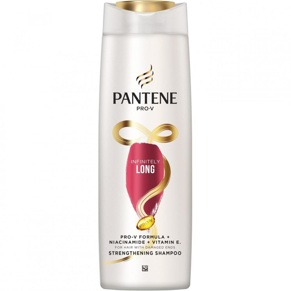 Pantene Pro-v Шампунь  Pro-V Infinitely Long Для пошкодженого волосся 400 мл (8700216058155) - зображення 1