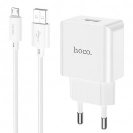   Hoco C106A Leisure + micro-USB White