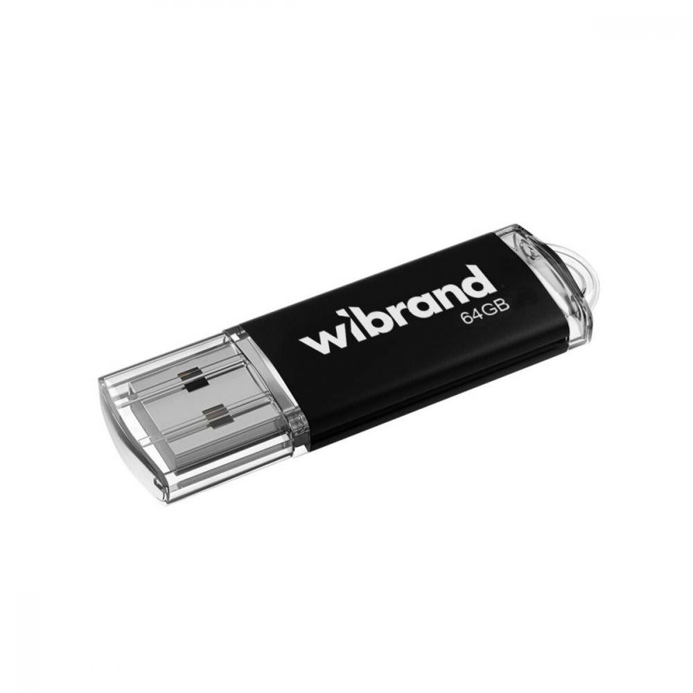 Wibrand 64 GB Cougar Black USB 2.0 (WI2.0/CU64P1B) - зображення 1