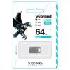 Wibrand 64 GB Hawk Silver USB 2.0 (WI2.0/HA64M1S) - зображення 2