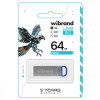 Wibrand 64 GB Falcon Silver-Blue USB 2.0 (WI2.0/FA64U7U) - зображення 2