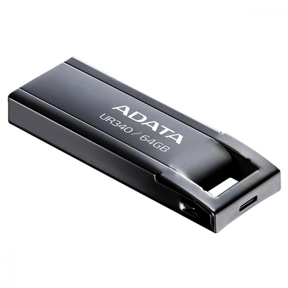 ADATA 64 GB UR340 USB 3.2 Black (AROY-UR340-64GBK) - зображення 1