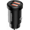 Essager Car Charger 30W 2xUSB-A Black (ECC2A-TL01) - зображення 2