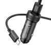 Hoco Z49 Level Dualport QC3.0 18W + USB-C Black - зображення 2