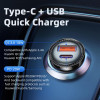 Essager Turbo Dual QC3.0 Car Charger 18W Blue (ECC2Q-WL0A) - зображення 9