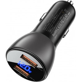   Acefast B7 Fast Charge Car Charger 45W Black (AFB7B)