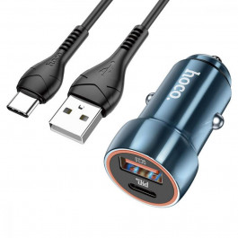   Hoco Z46A + USB Type-C Sapphire Blue