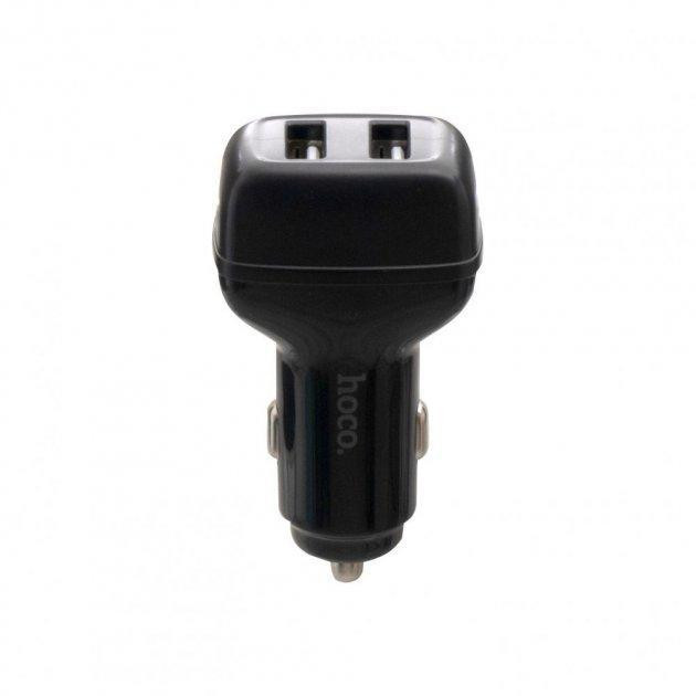 Hoco Z36 Leader 2USB 2.4A Black - зображення 1