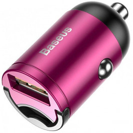   Baseus Tiny Star Mini QC3.0 Car 1USB 30W Pink (VCHX-A04)