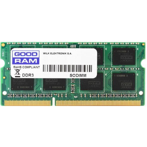 GOODRAM 8 GB SO-DIMM DDR3 1600 MHz (GR1600S364L11/8G) - зображення 1