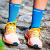 Compressport Pro Racing Socks V4.0 Run High Pacific Blu/Deco Rose - зображення 3