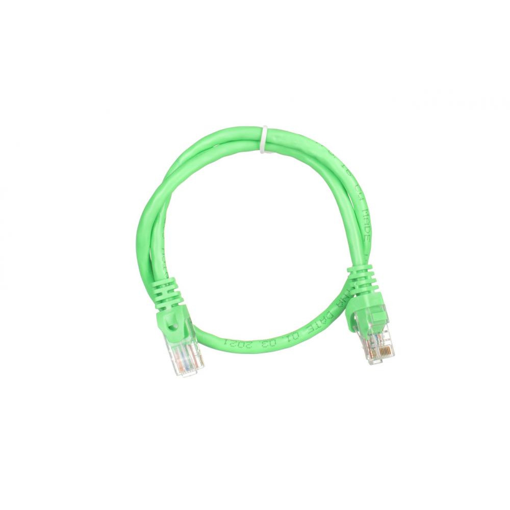 2E UTP Cat 6 RJ45 0.5m Green (2E-PC6COP-050GRN) - зображення 1