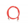 2E S-FTP Cat 6 RJ45 1m Red (2E-PC6SFTPCOP-100RD) - зображення 1