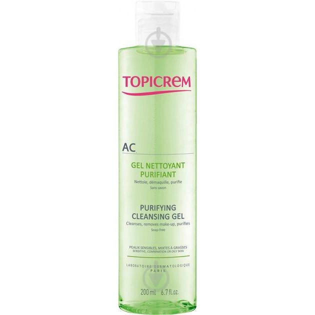 Topicrem Гель  AC Purifying Cleansing Gel 200 мл - зображення 1