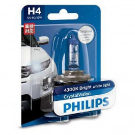   Philips H4 CrystalVision 12V 55W (12342CVB1)