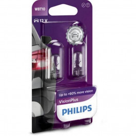   Philips W6W VisionPlus +60% W2.1x9.5d 12V (12040VPB2)