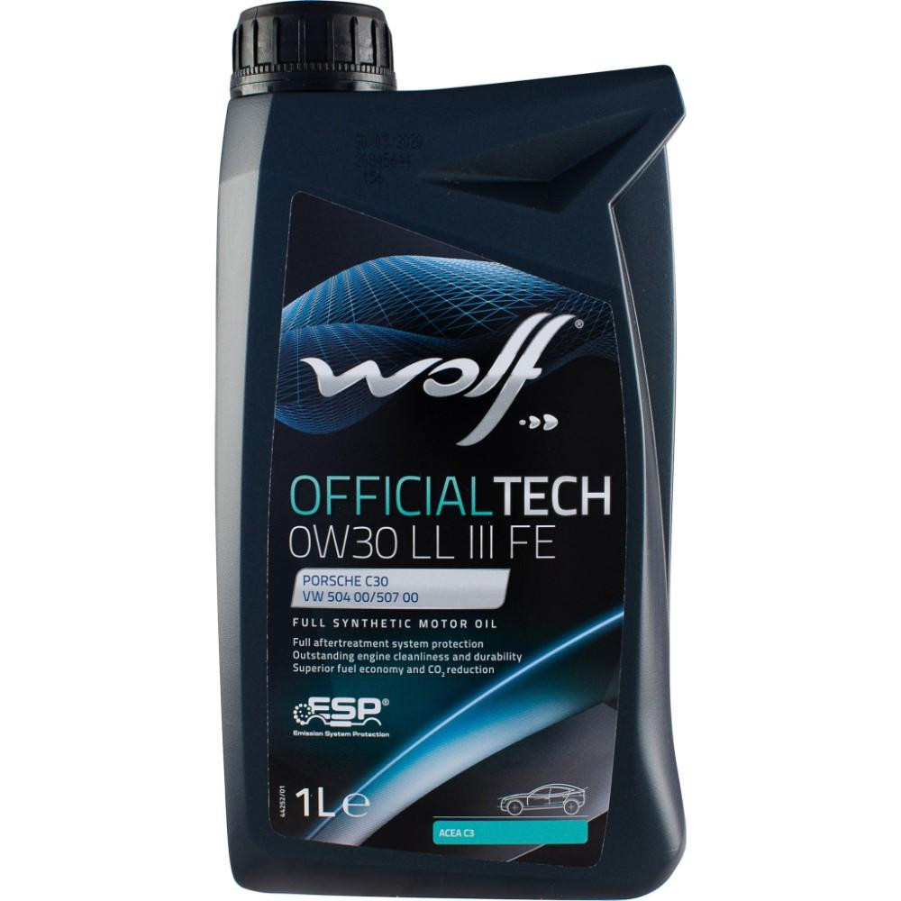 Wolf Oil OFFICIALTECH LL III 0W-30 1л - зображення 1