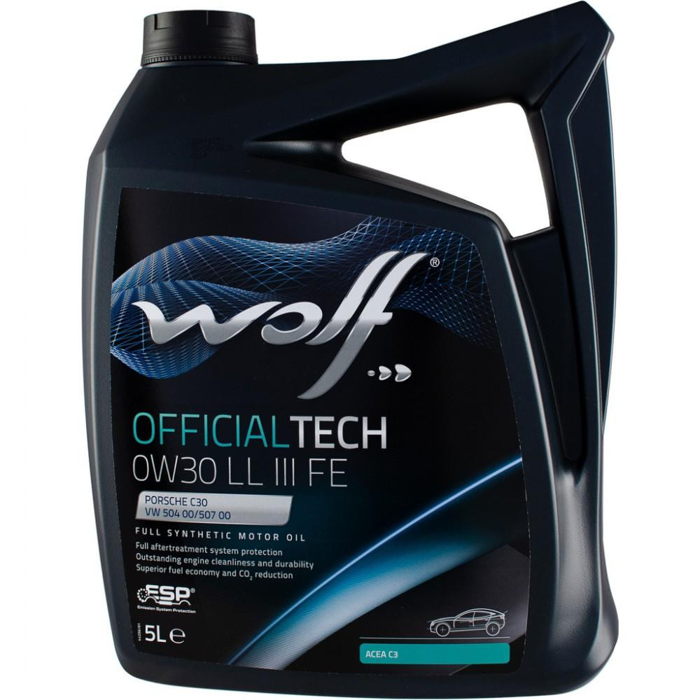 Wolf Oil OFFICIALTECH LL III 0W-30 5л - зображення 1