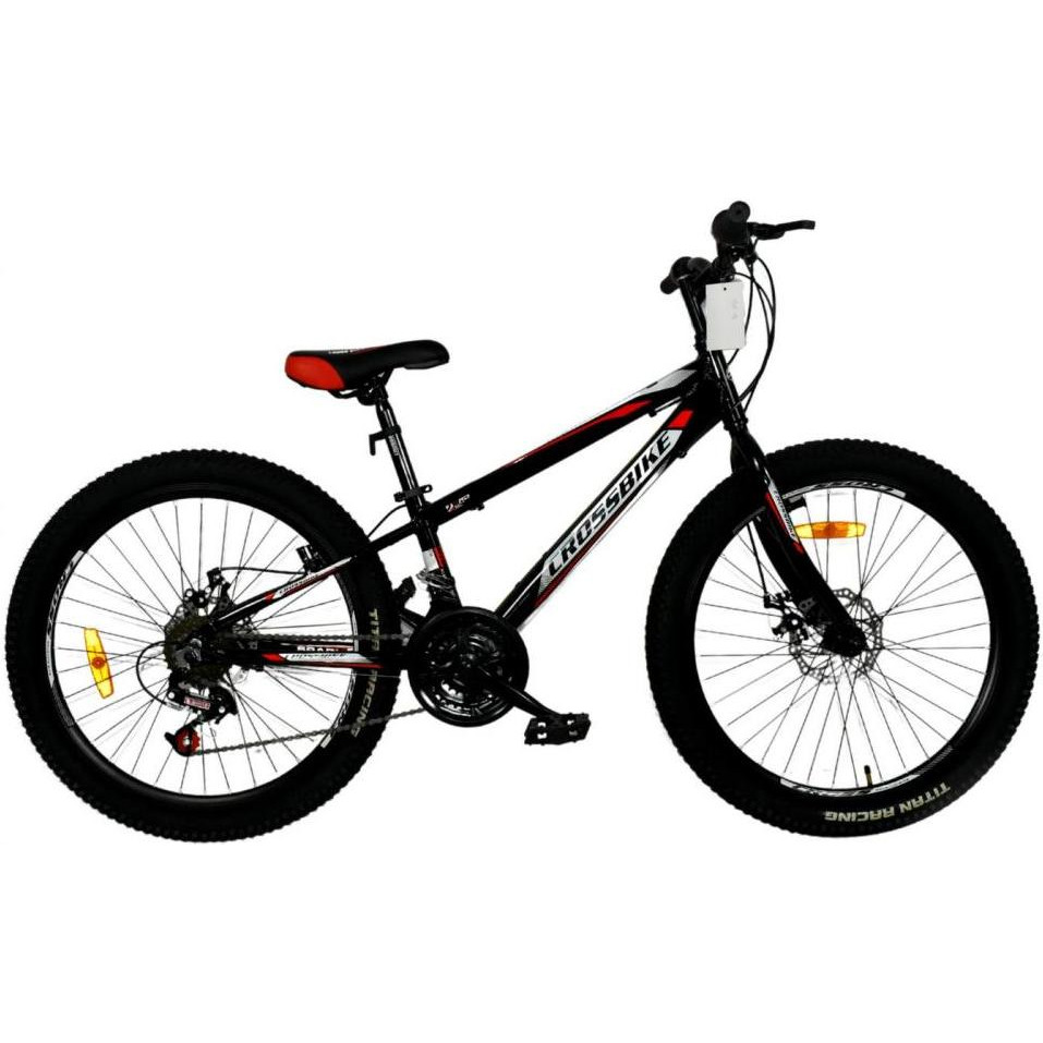 Crossbike Spark D 24" 2023 / рама 11" чорний/червоний (24CJPr-004452) - зображення 1