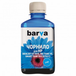   Barva HP серии GT/Ink Tank/Smart Tank/Smart Tank 500/GT52 C, Cyan 180 мл I-BARE-HGT52-180-C (HGT52-740)