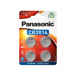   Panasonic CR-2016 bat(3B) Lithium 4шт (CR-2016EL/4B)