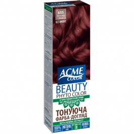   Acme color Гель-фарба  Beauty Phyto Color, відтінок 655, винний, 60 мл