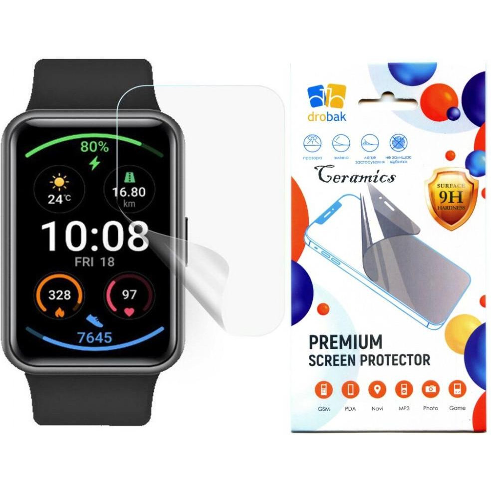 Drobak Защитное стекло-пленка  Ceramics для OPPO Watch Free (2 шт) (313177) - зображення 1