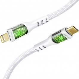   Promate TransLine-Ci USB Type-C to Lightning 27W 1.2m White (transline-ci.white)