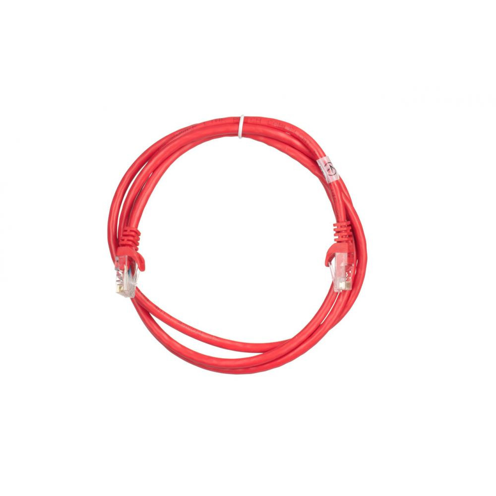 2E UTP Cat 6 RJ45 1.5m Red (2E-PC6COP-150RD) - зображення 1