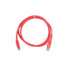 2E UTP Cat 6 RJ45 1m Red (2E-PC6COP-100RD) - зображення 1