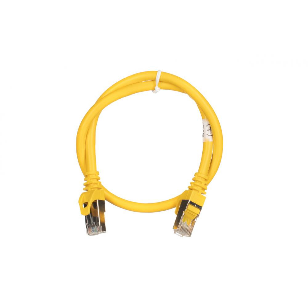 2E S-FTP Cat 6 RJ45 0.5m Yellow (2E-PC6SFTPCOP-050YLW) - зображення 1