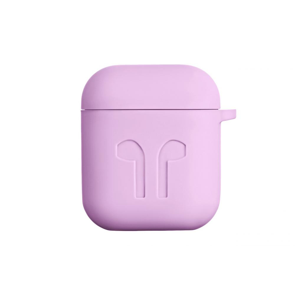 2E Чохол  для Apple AirPods, Pure Color Silicone Imprint (1.5 mm), Lavender (2E-AIR-PODS-IBSI-1.5-LV) - зображення 1