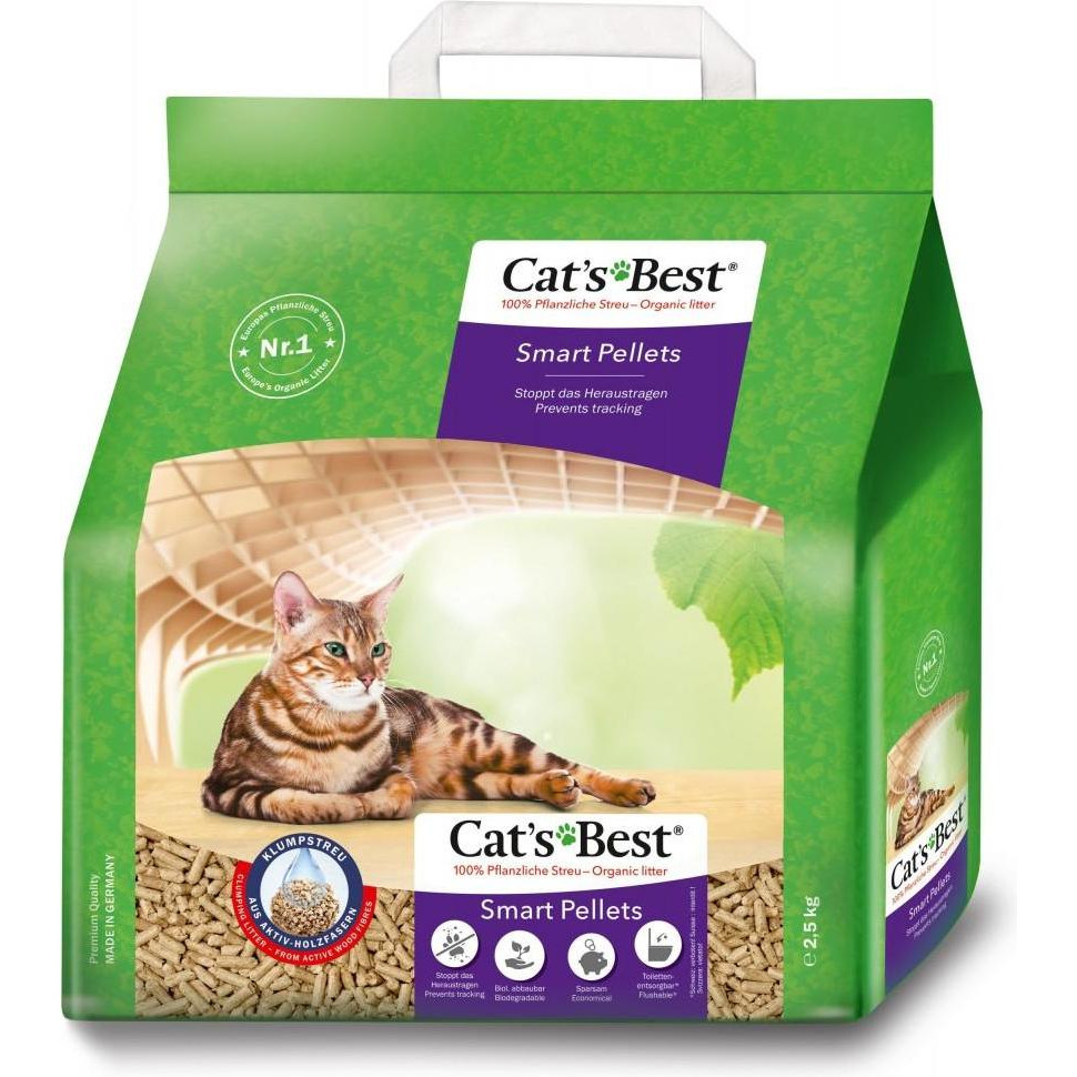 Cat's Best Smart Pellets 2,5 кг 5 л JRS320213 - зображення 1