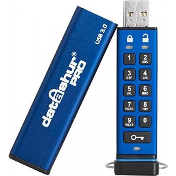 iStorage 128 GB datAshur Pro USB 3.2 256-bit (IS-FL-DA3-256-128) - зображення 1