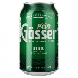   Gosser Пиво  Marzen, світле, фільтроване, 5,2%, з/б, 0,33 л ()