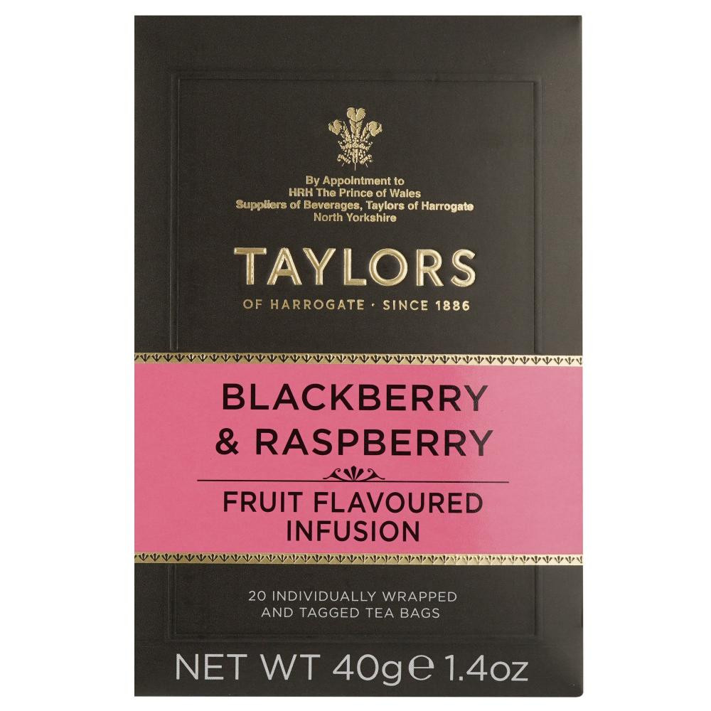 Taylors of Harrogate Суміш ягід та трав  Ожина-малина, 20*2,5 г/уп (0615357122246) - зображення 1