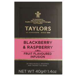   Taylors of Harrogate Суміш ягід та трав  Ожина-малина, 20*2,5 г/уп (0615357122246)