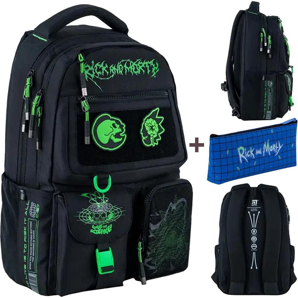 Kite Рюкзак  Education teens Rick and Morty RM24-2587M - зображення 1