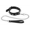 Fetish Tentation Choker Spikes and Leash, чёрный (3479222013698) - зображення 1