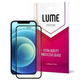   Lume Protection 2.5D Silk Narrow Border Black for iPhone 12/12 Pro (LU25D61B)