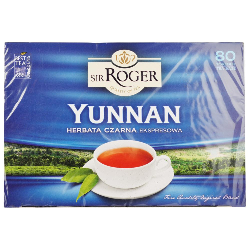 Sir Roger Чай чорний  Yunnan, 80*1,7 г/уп (5906881826133) - зображення 1