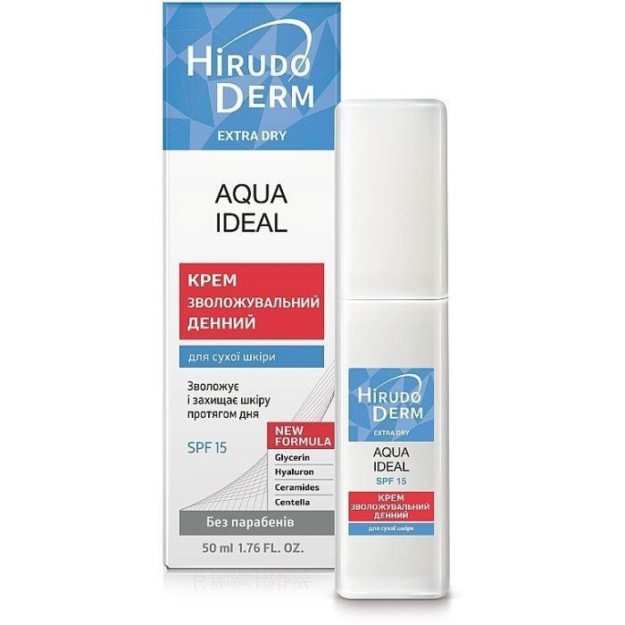 Біокон Увлажняющий дневной крем  Hirudo Derm Extra Dry Aqua Ideal 50 мл (4820008319036) - зображення 1